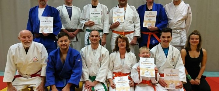 Erfolgreiche DDK Judo Kyu Prüfung